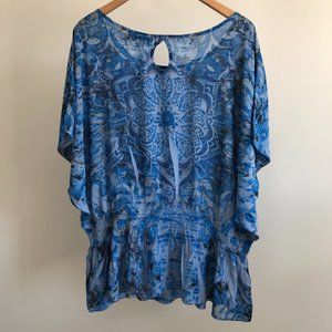Patterned Beach Coverup